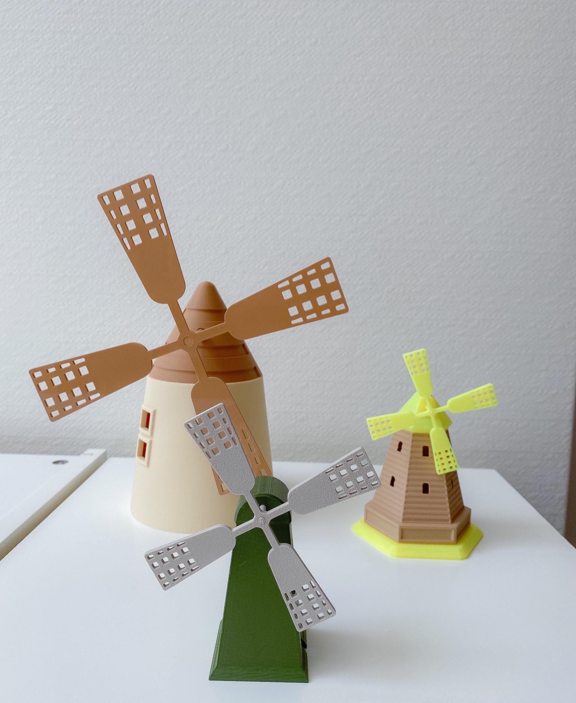 Windmill 7.7 - Beautiful windmills!
Polymaker filament. - 3d model