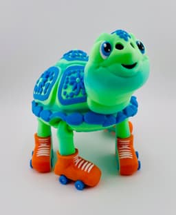 Turtle Roller Skate Flexi 3d model