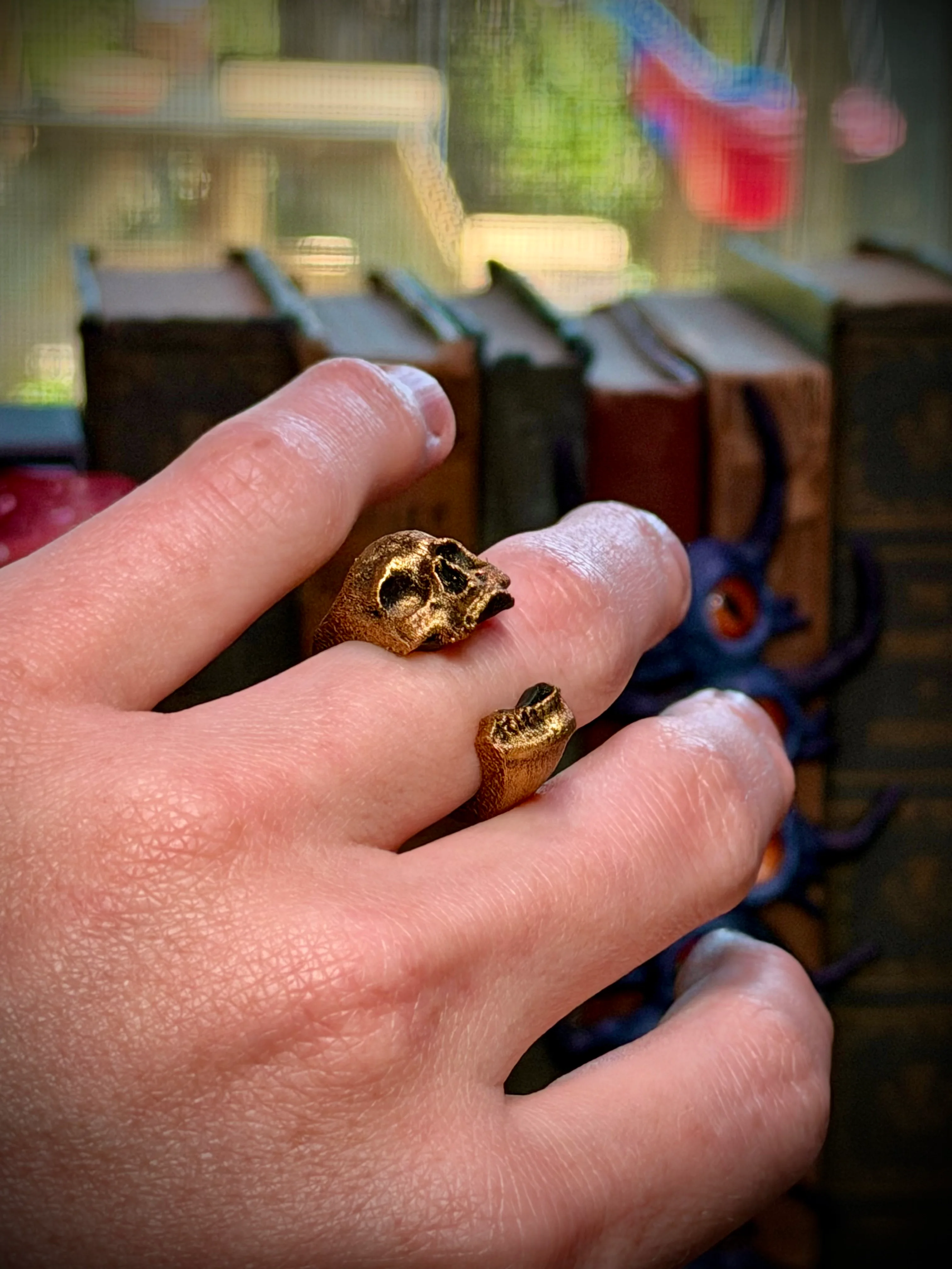 Skull ring 3d model