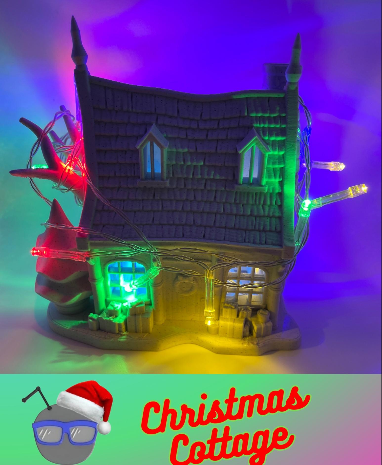 The Christmas Cottage - I will be painting this on a stream soon! - 3d model