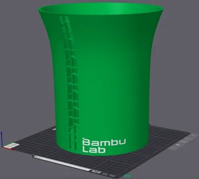 Bambu Trash Bin 3d model