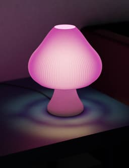 Mushroom Lamp Set – 3D Printed Table Lamps with Soft Translucent Shades 3d model
