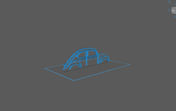 Volkswagen - Beetle retro Wall Art 3d model