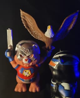 Peacemaker with Eagly No Care Bear 3d model