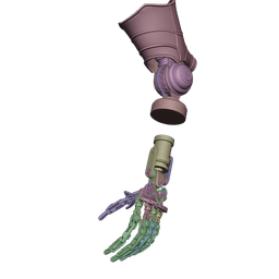 PINOCCHIO MECHANICAL HAND LIES OF P 3d model