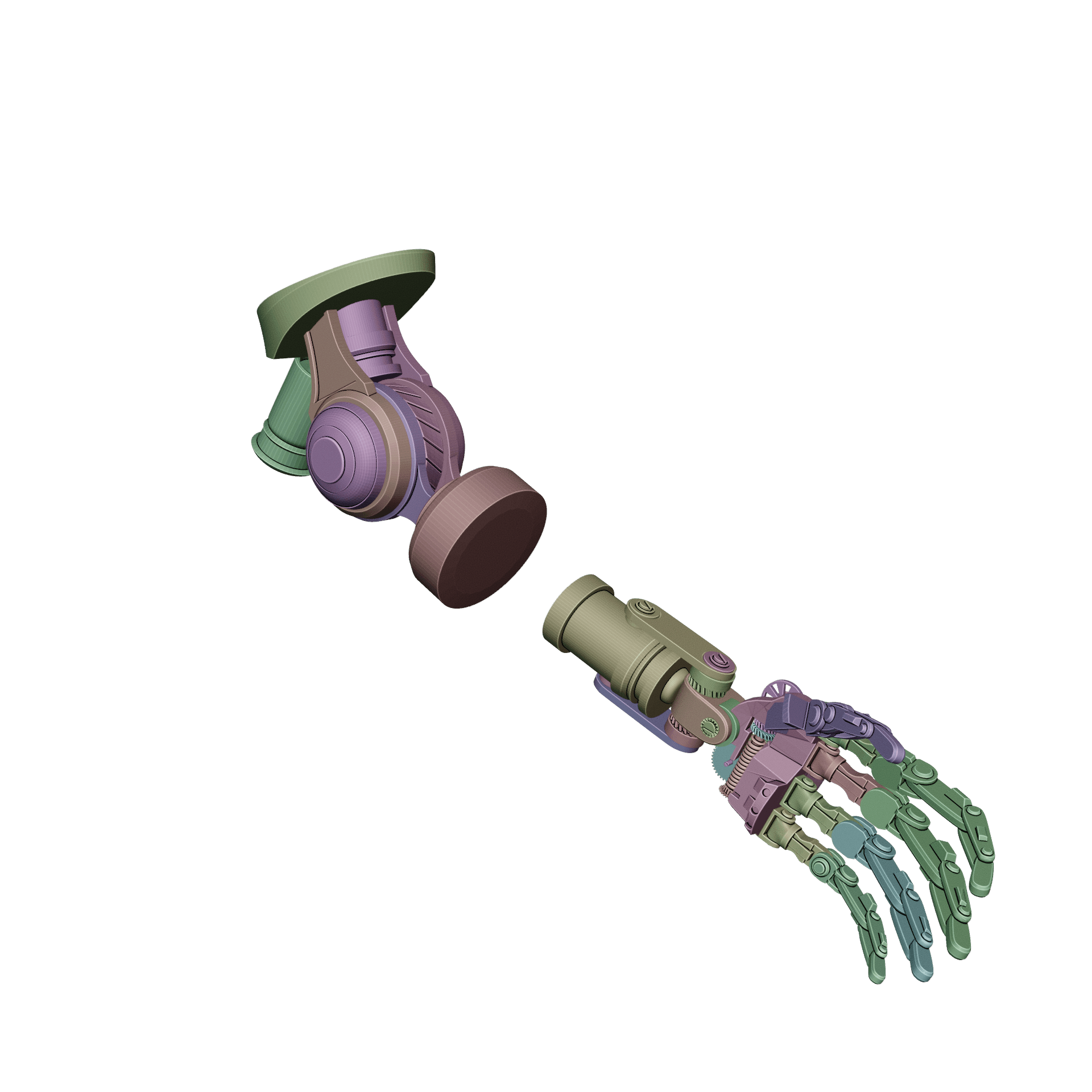 PINOCCHIO MECHANICAL HAND LIES OF P 3d model