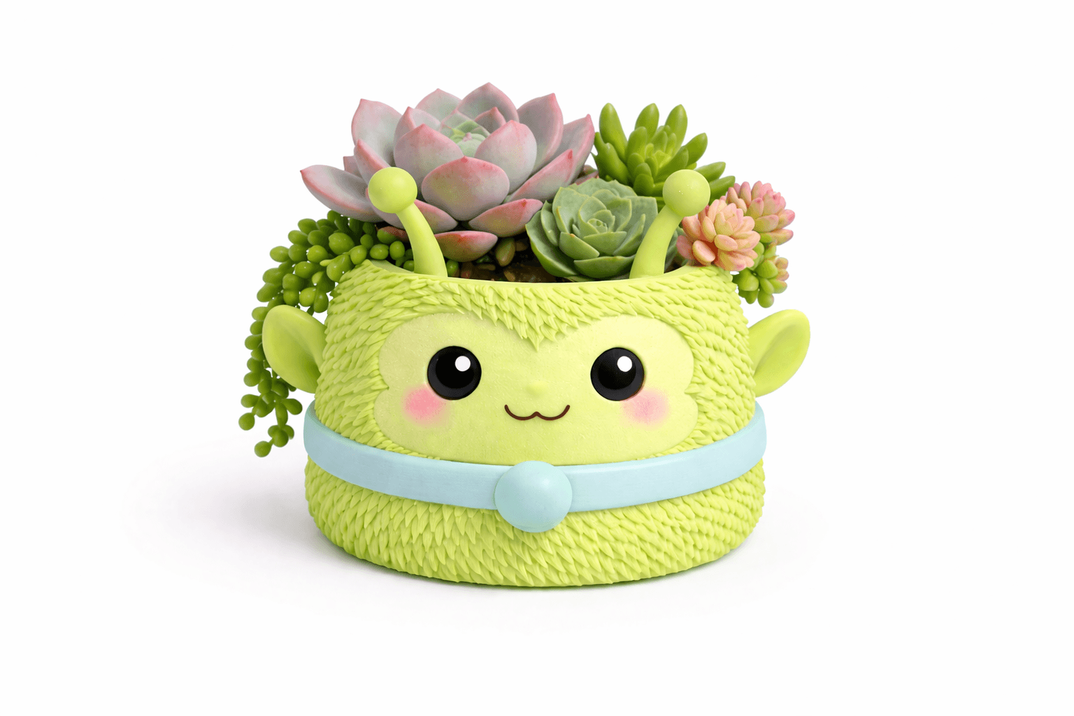 Alien Planter STL - 3D Printable Desk Decor | Plant Holder Design 3d model