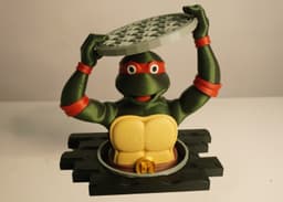 Tortuga ninja - torso dividido por colores 3d model