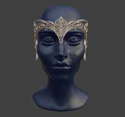 Arwen's Elaborate Headdress / Circlet 3d model
