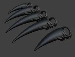 Sloth Wearable Claws 3d model