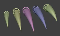 Sloth Wearable Claws 3d model