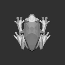 Low Poly Frog 3d model