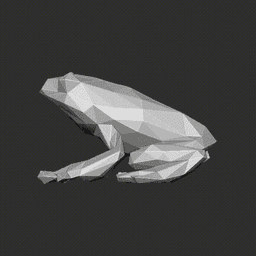 Low Poly Frog 3d model