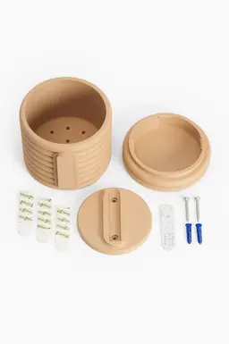 Wall Planter with Sliding Dovetail - The Poppy 3d model
