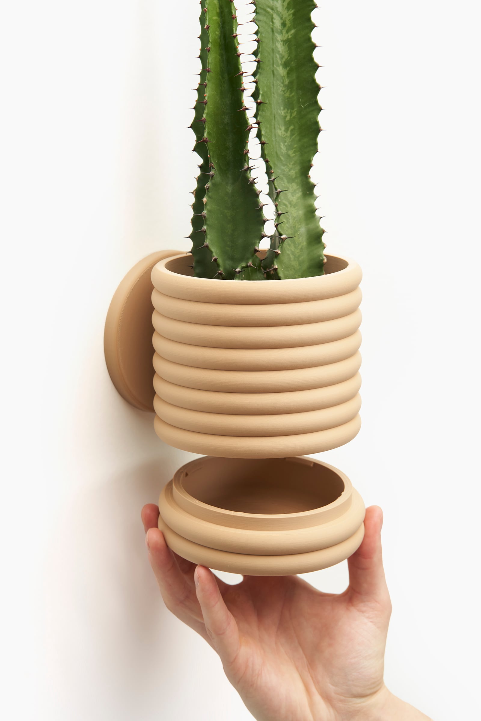 Wall Planter with Sliding Dovetail - The Poppy 3d model
