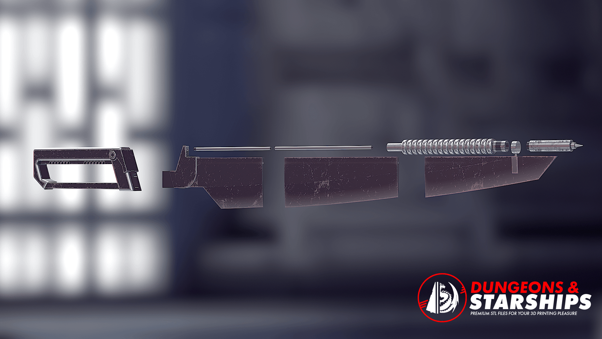 BX Vibroblade - Star Wars 3d model