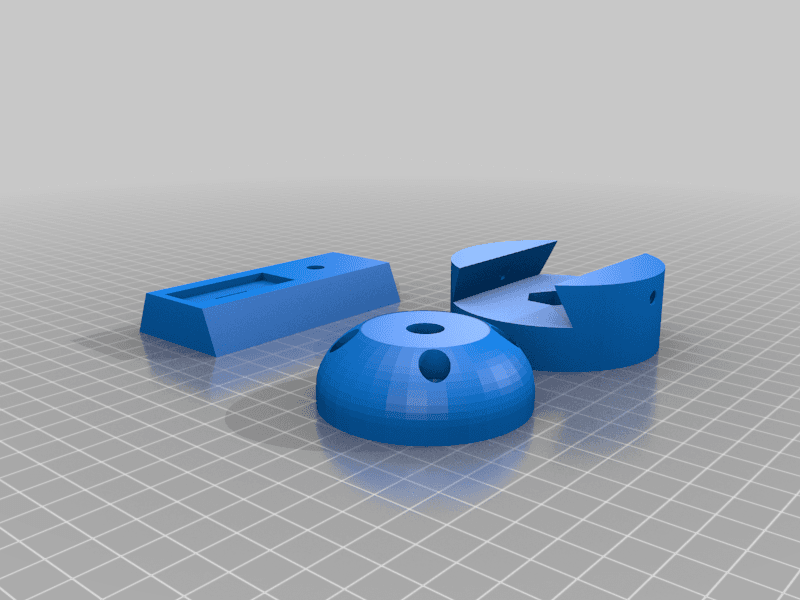 Schwalbenschwanz Teleskop Adapter, Teile für Dobson Montierung 3d model