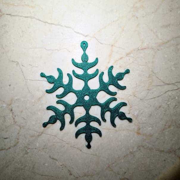 snowflake 3d model