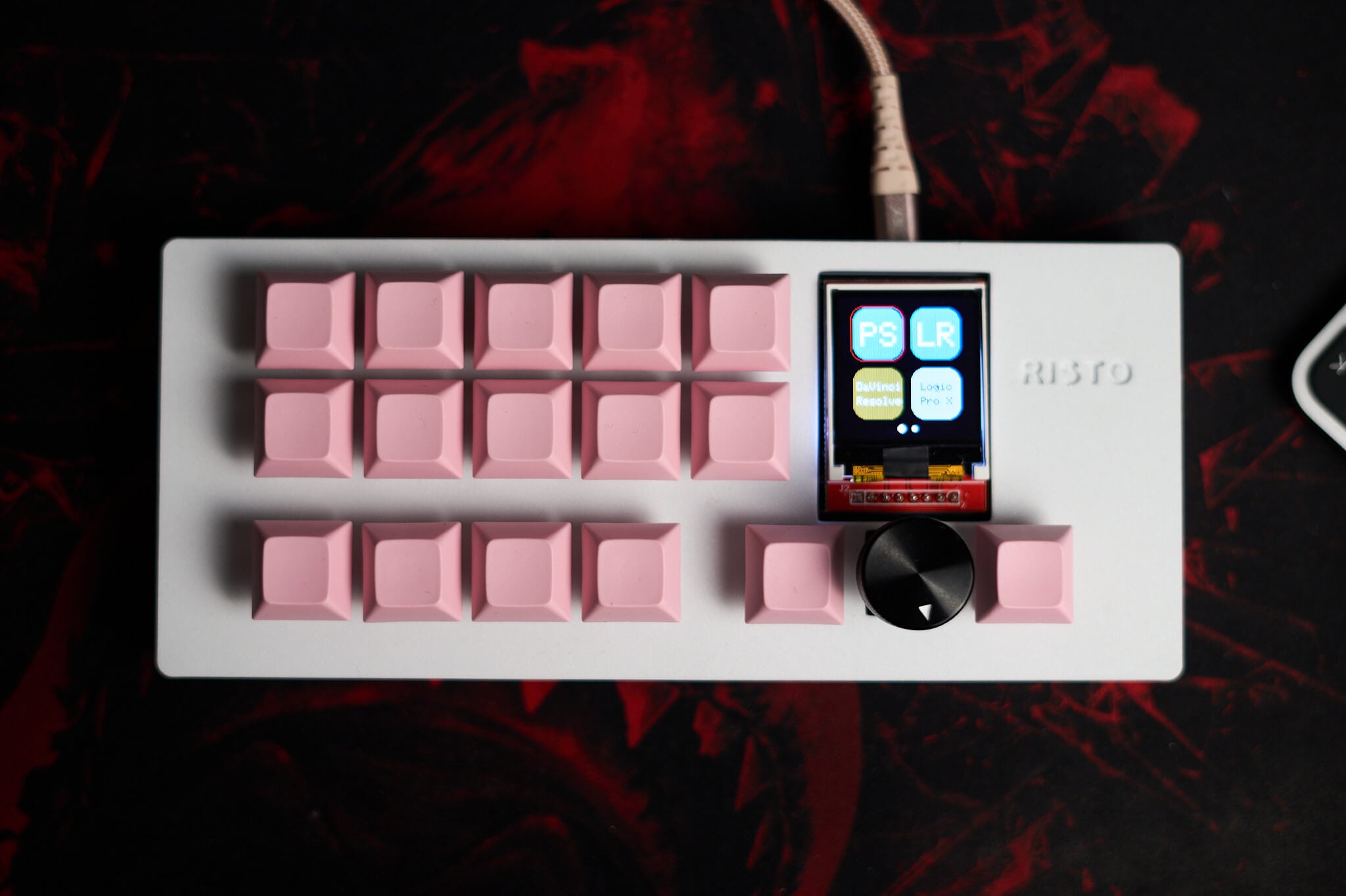 Universal Macropad with Display 3d model