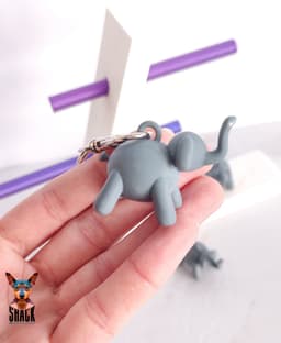 Balloon Elephant Charm 3d model