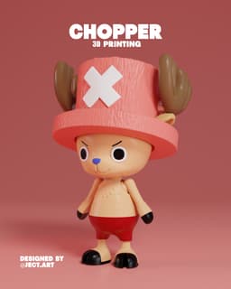 TONY CHOPPER ONE PIECE 3d model