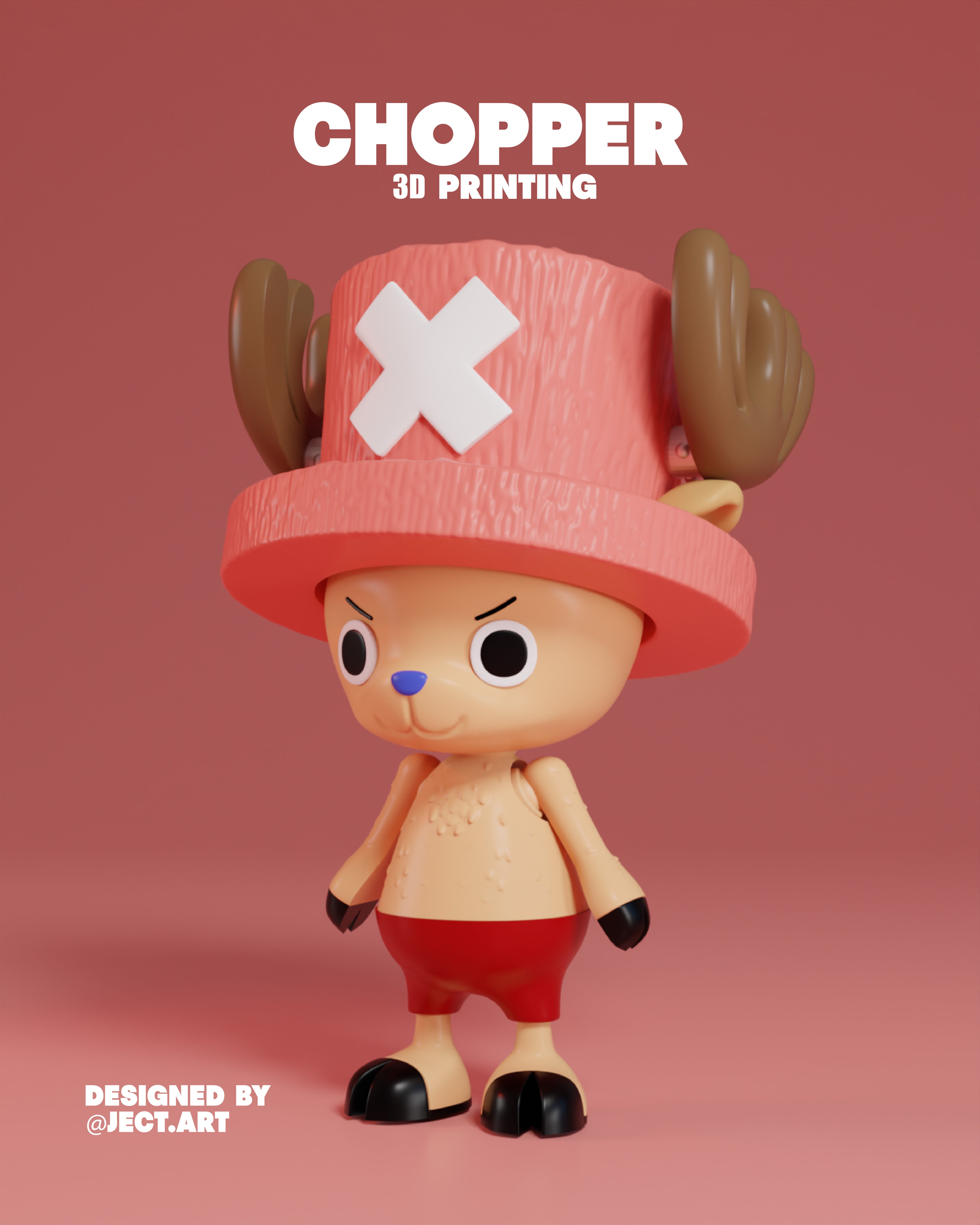 TONY CHOPPER ONE PIECE 3d model
