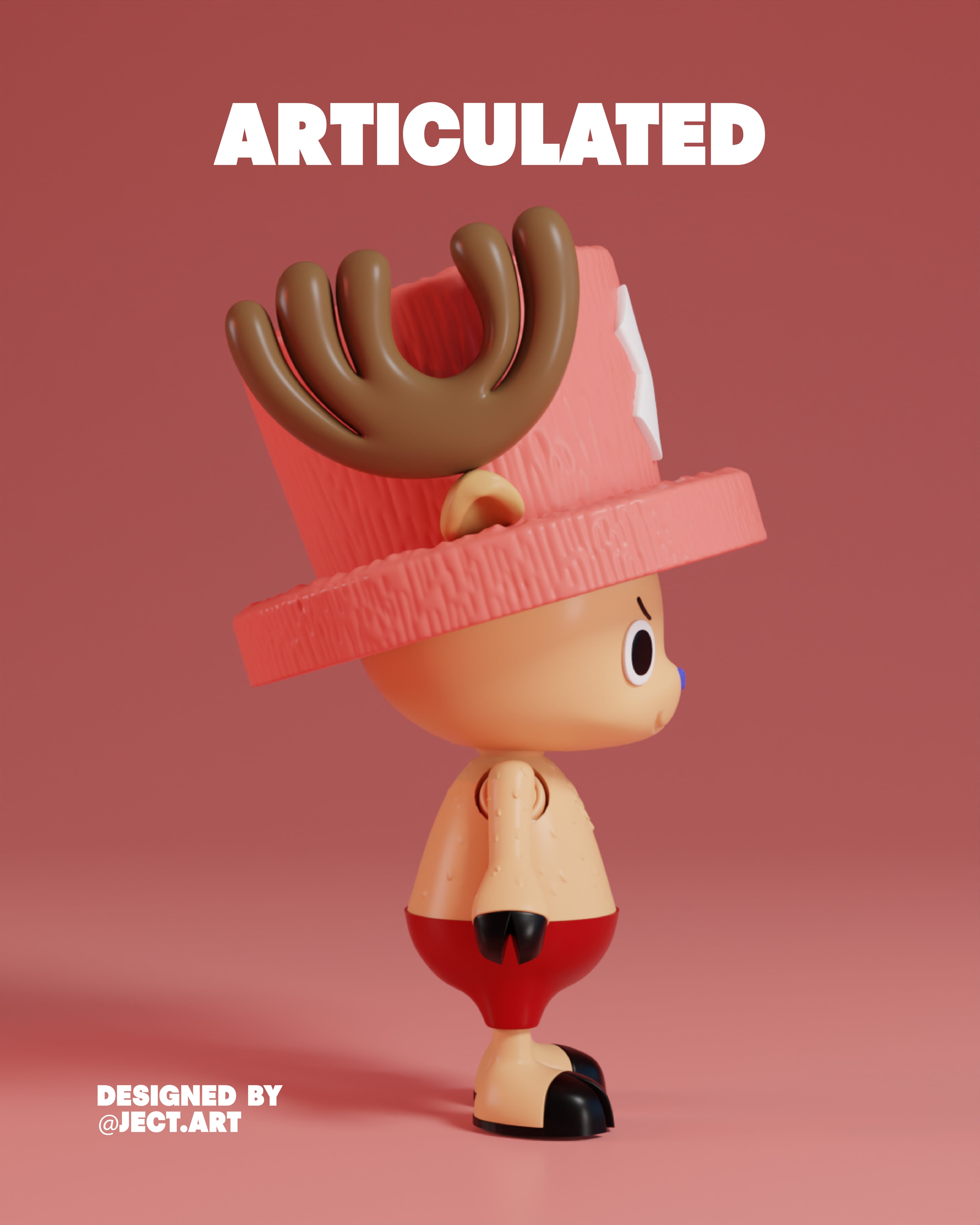 TONY CHOPPER ONE PIECE 3d model
