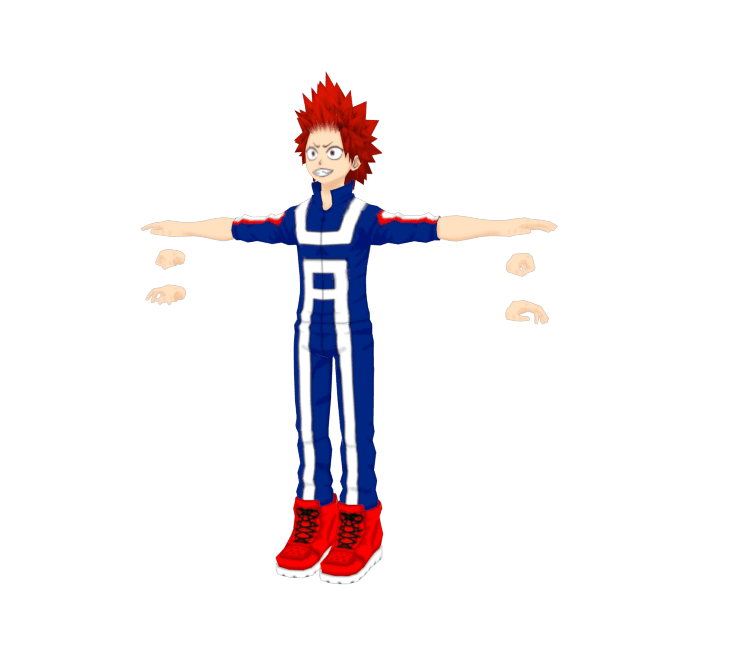 Eijiro Kirishima (Gym Uniform) 3d model