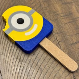 Minion Popsicle 3d model