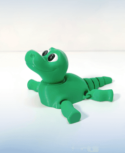 CUTE BRONTOSAURUS ARTICULATED, 3MF INCLUDED, TINY BRONTOSAURUS FLEXI 3d model