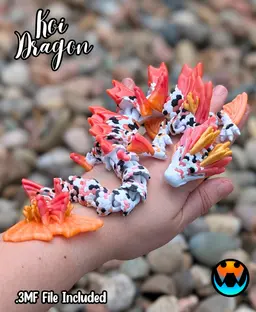 Koi Dragon 3d model