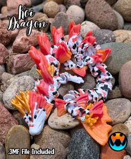 Koi Dragon 3d model