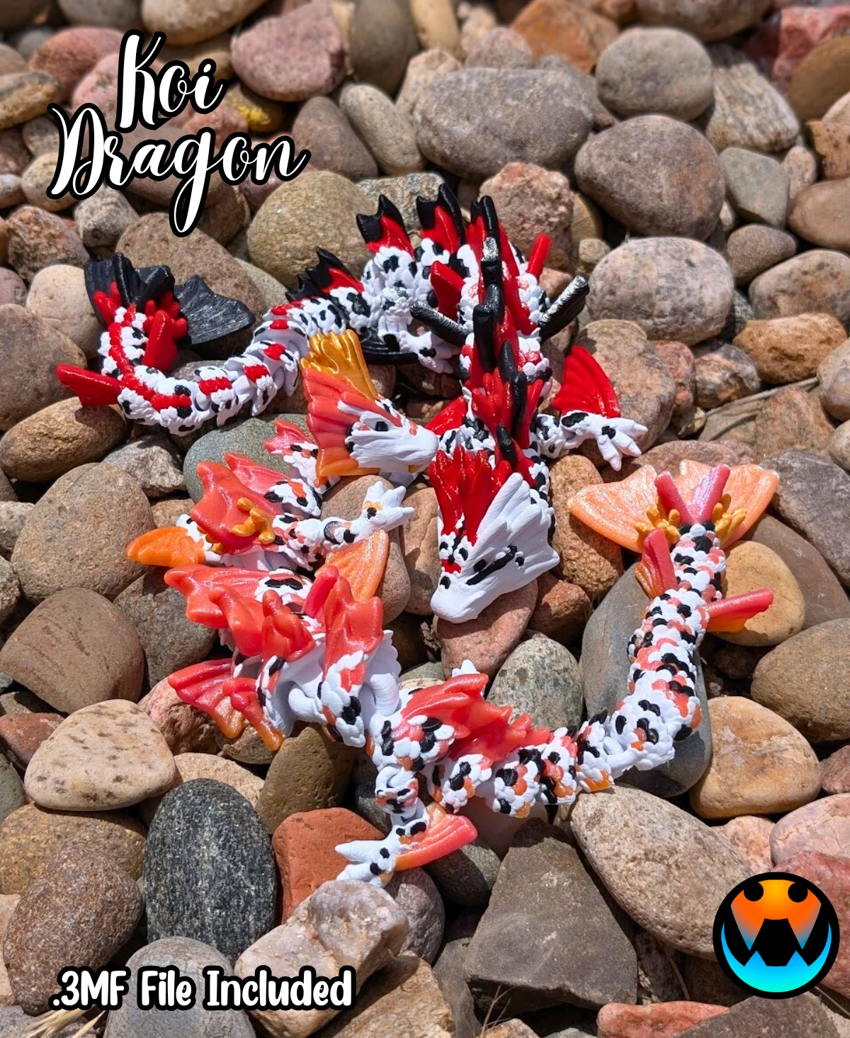 Koi Dragon 3d model