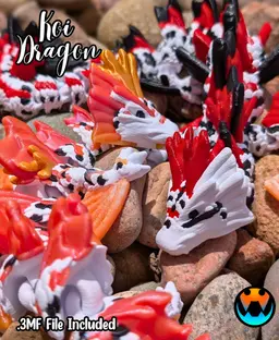 Koi Dragon 3d model