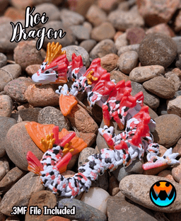 Koi Dragon 3d model