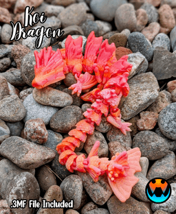 Koi Dragon 3d model