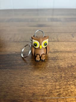 Owl V1 Keychain Fidget 3d model