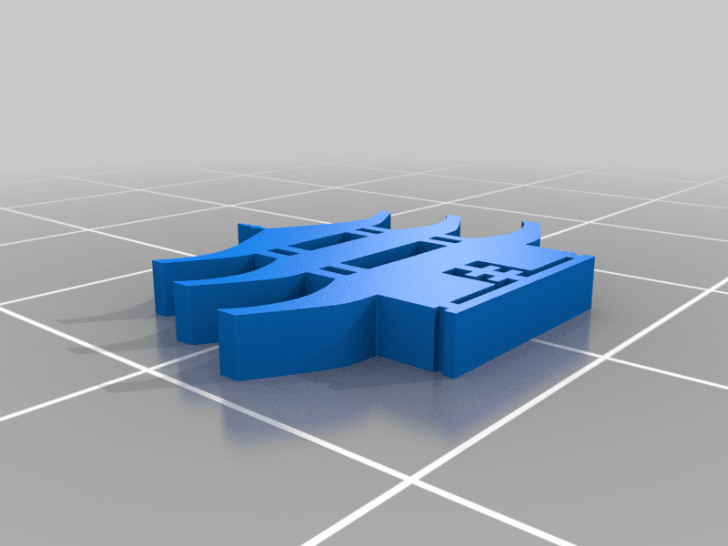 Customizable Table Sign 3d model