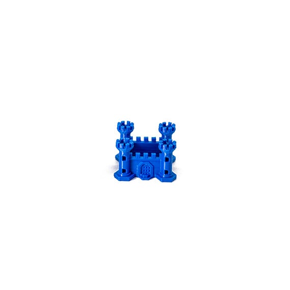 Medieval Fortress Miniature – Tabletop Stronghold 3d model