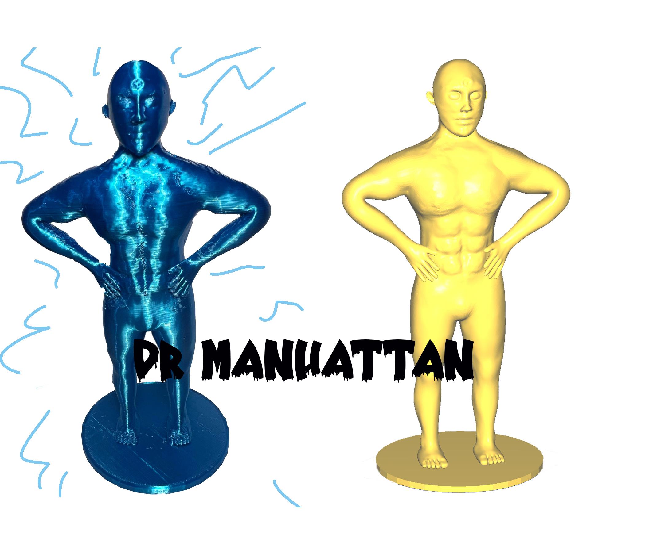 Dr manhattan 3d model