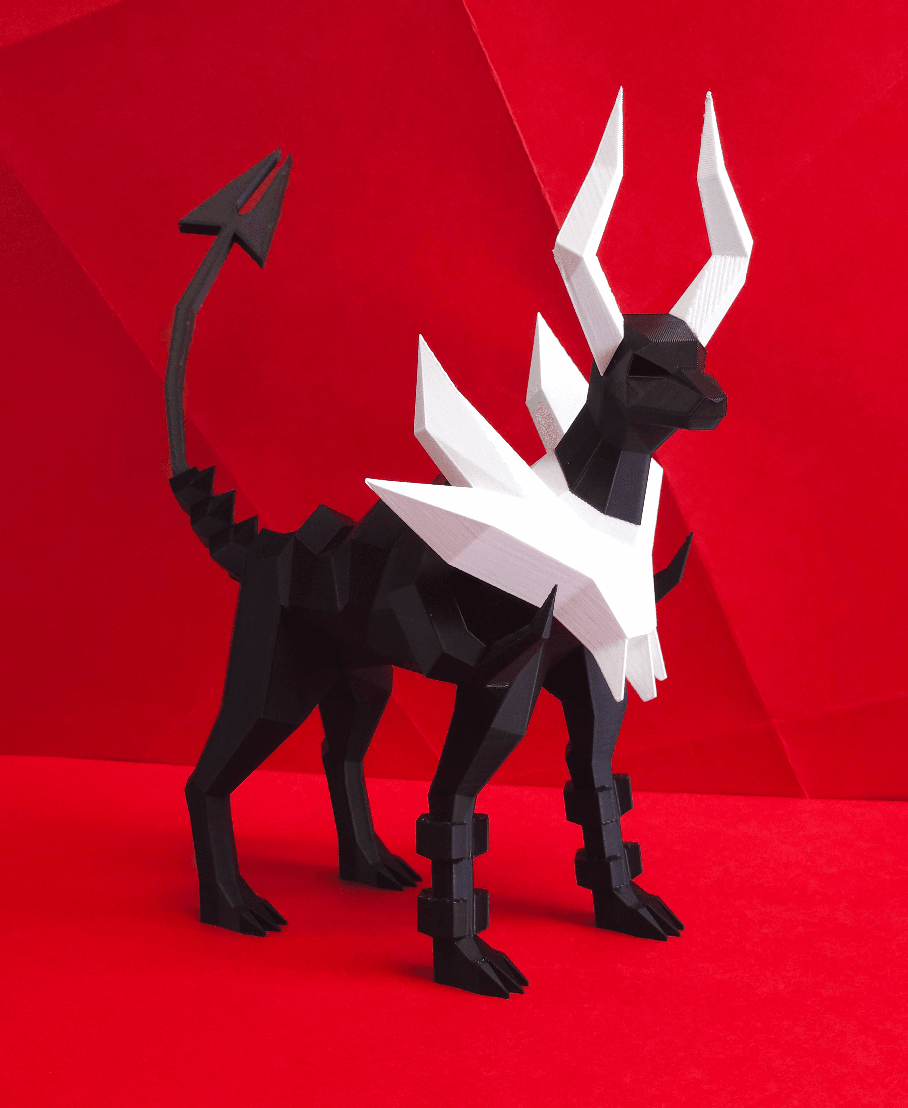 Mega Houndoom Low Poly Pokemon 3d model