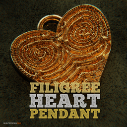 Filigree Heart Charm