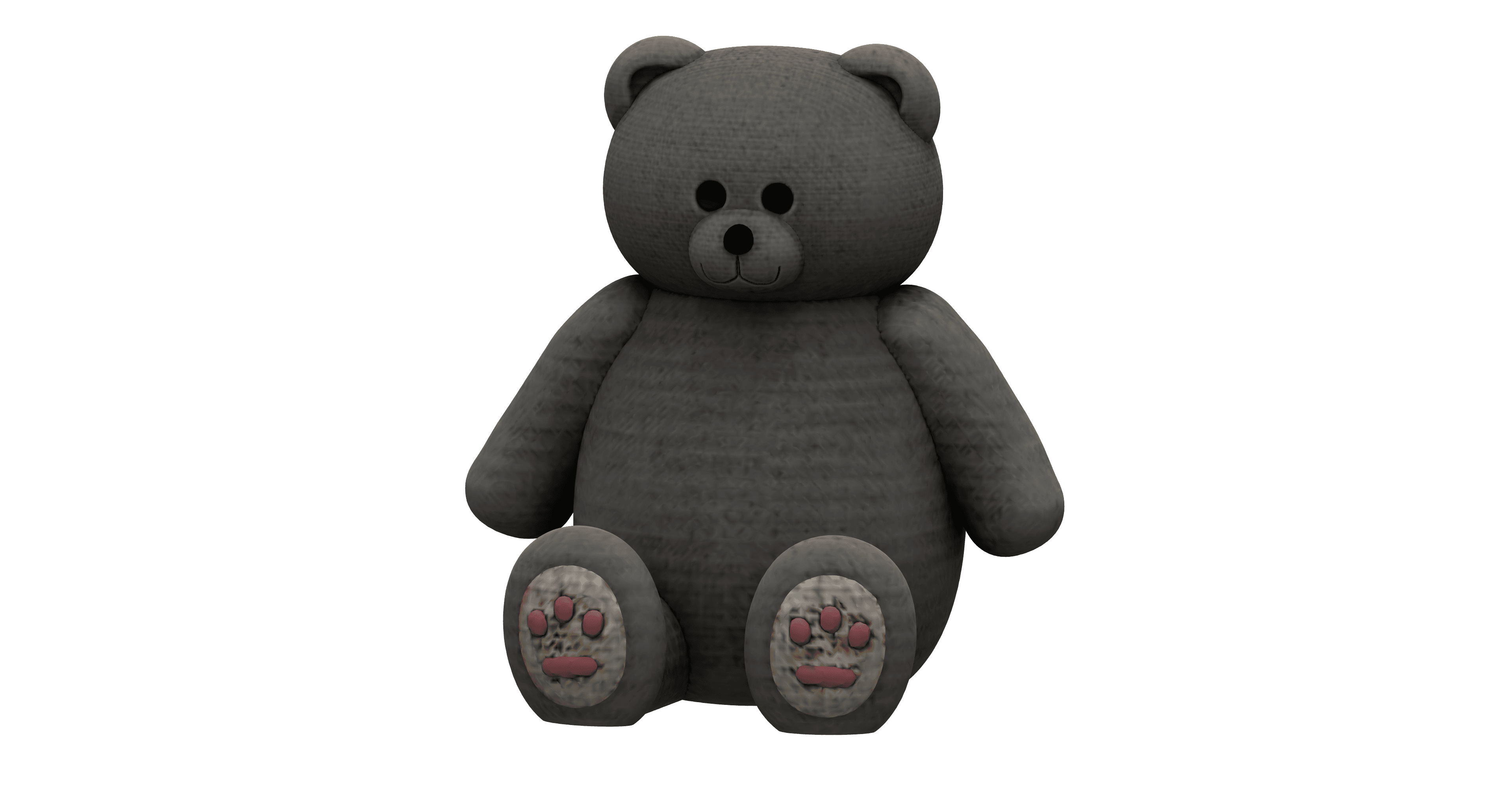 Bear for valentine's 3d model