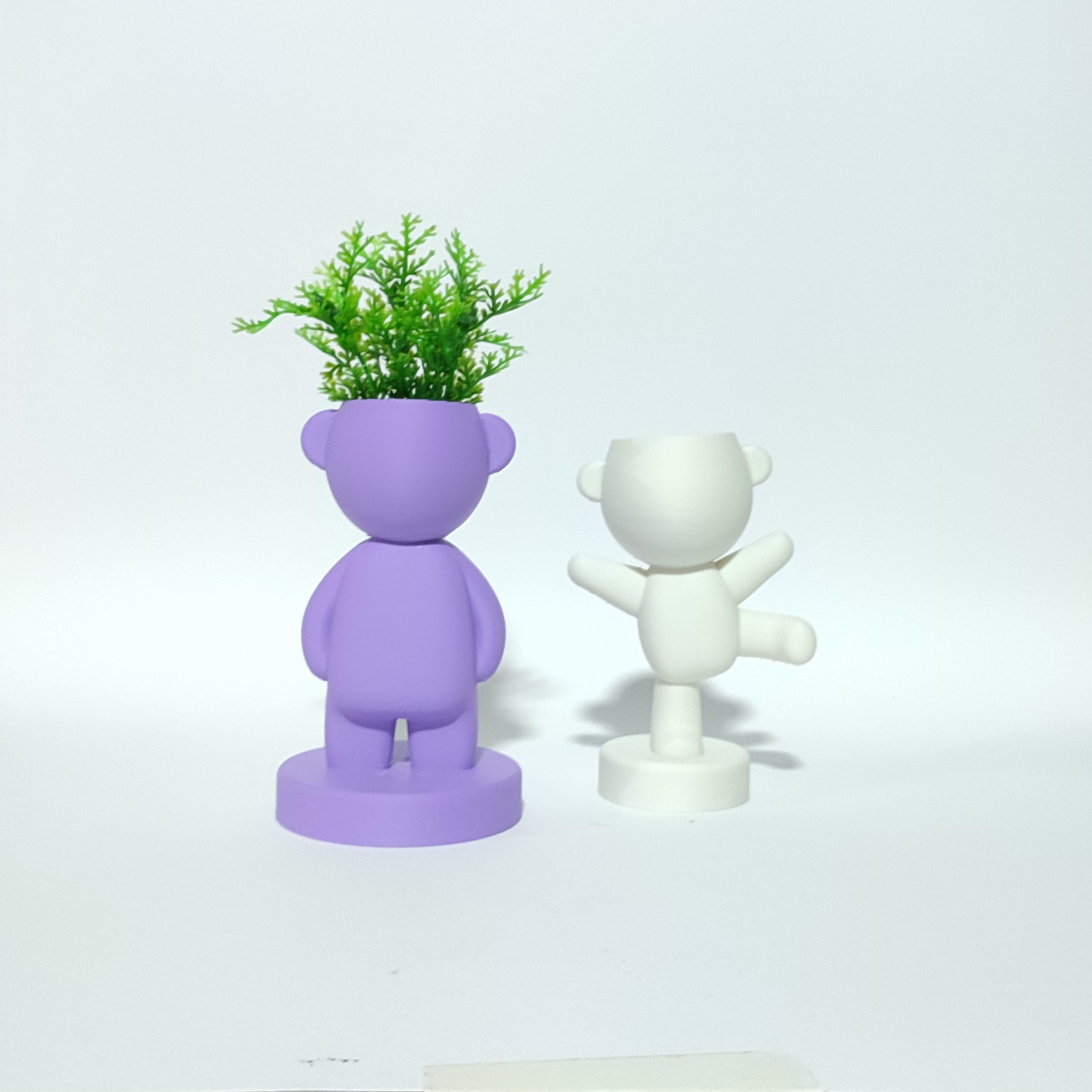 Little Man-Plant Pots 3d model