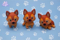 Flexi German Shepherd 3d model