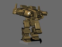 MW4 Fafnir Battletech Miniature 3d model