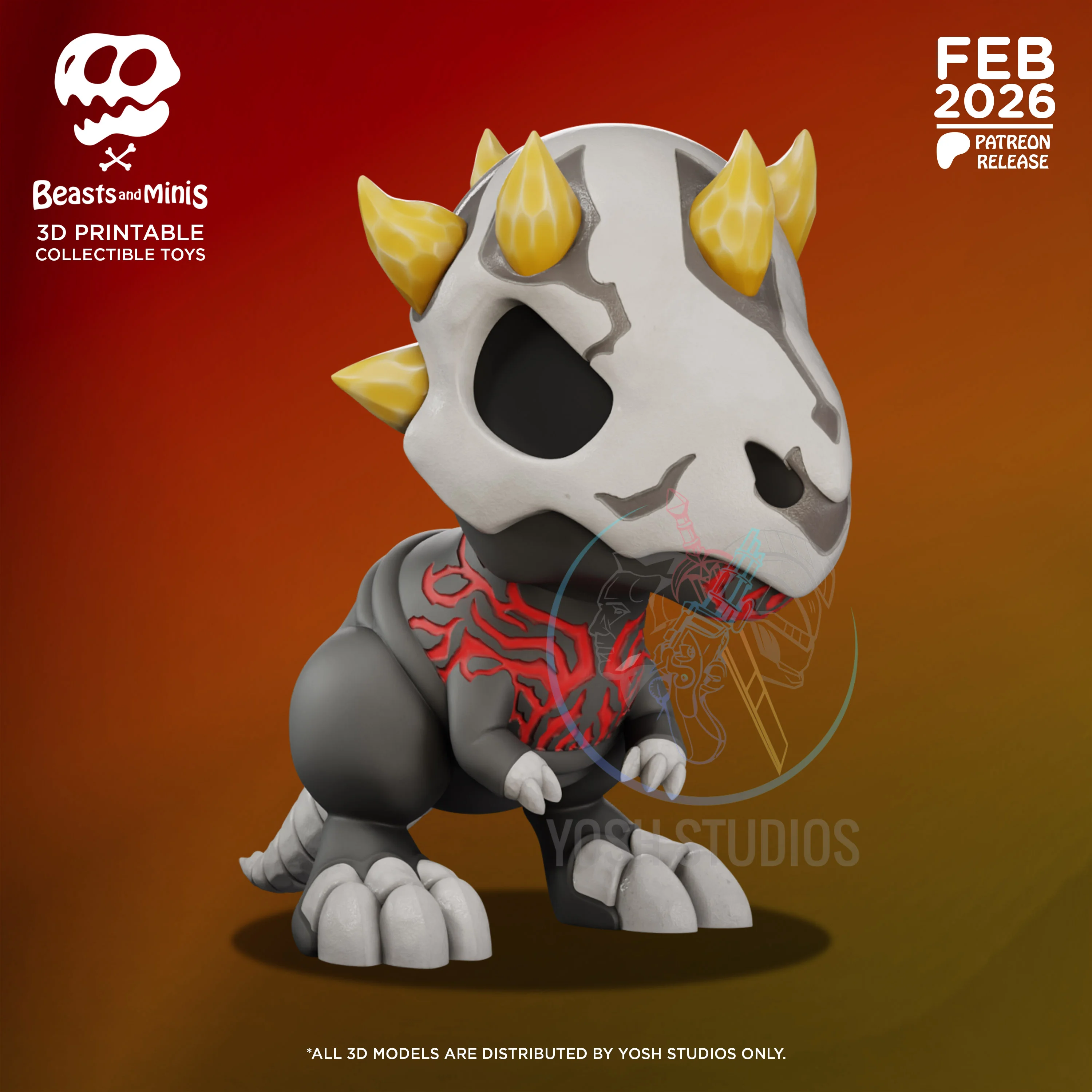 Boney Darth Maul 3D Printer STL file 3d model