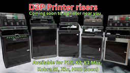 D3P riser for Bambu Lab X1C 3d model