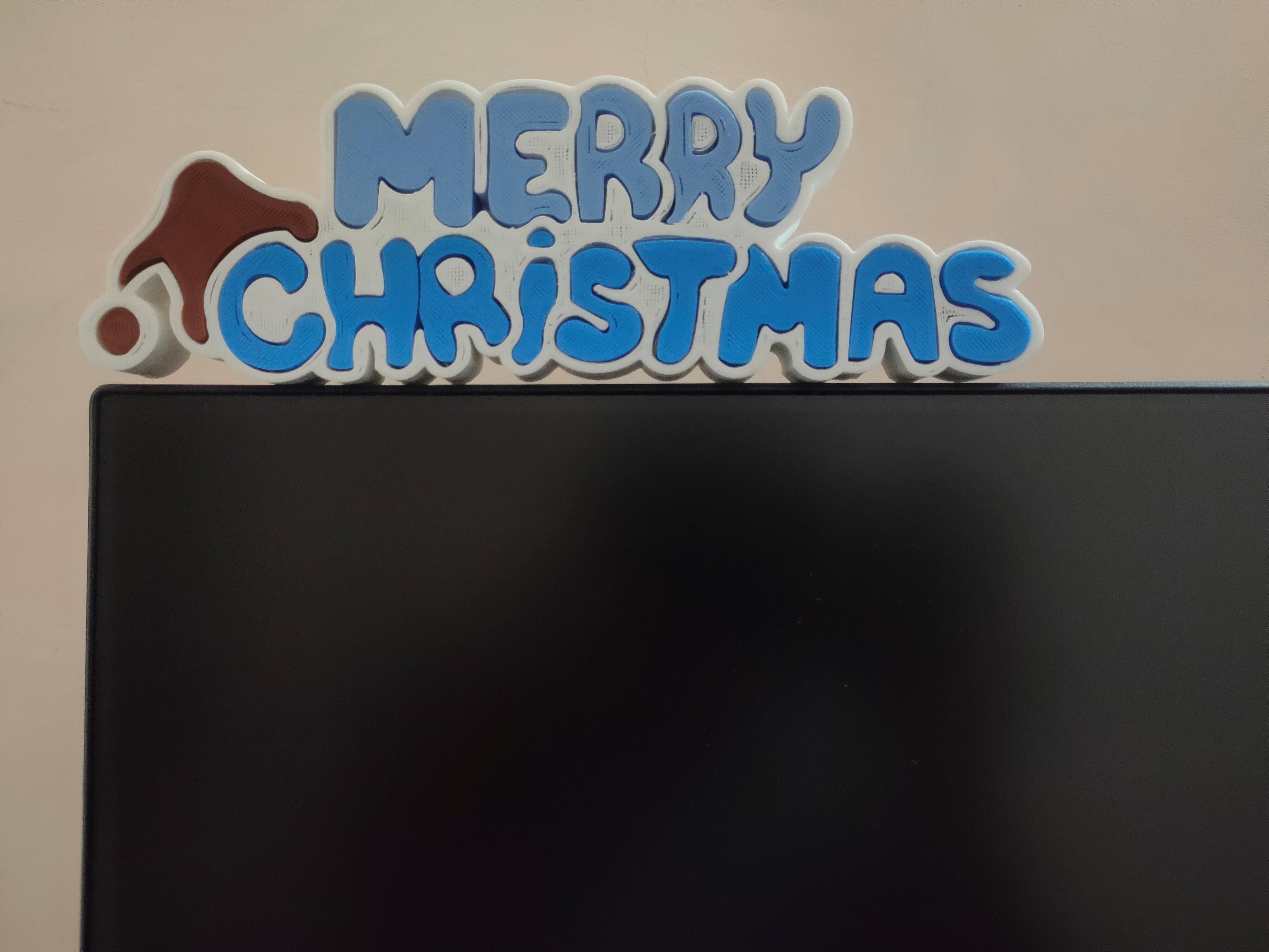 Christmas decoration (Different letters STL files) 3d model