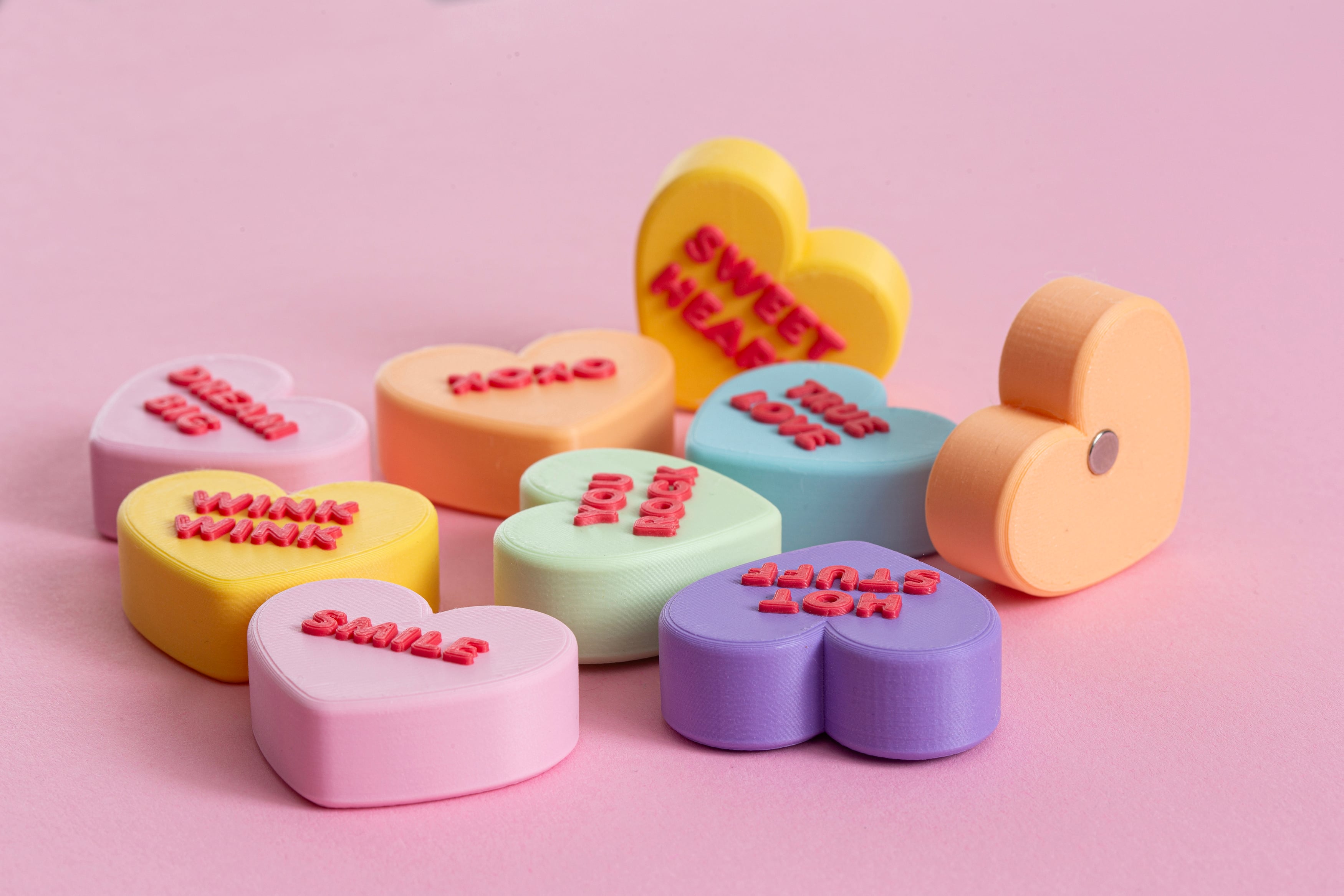 Conversation Heart Magnets 3d model